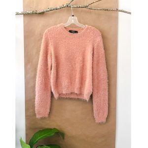 Forever 21 Pink Fuzzy Sweater